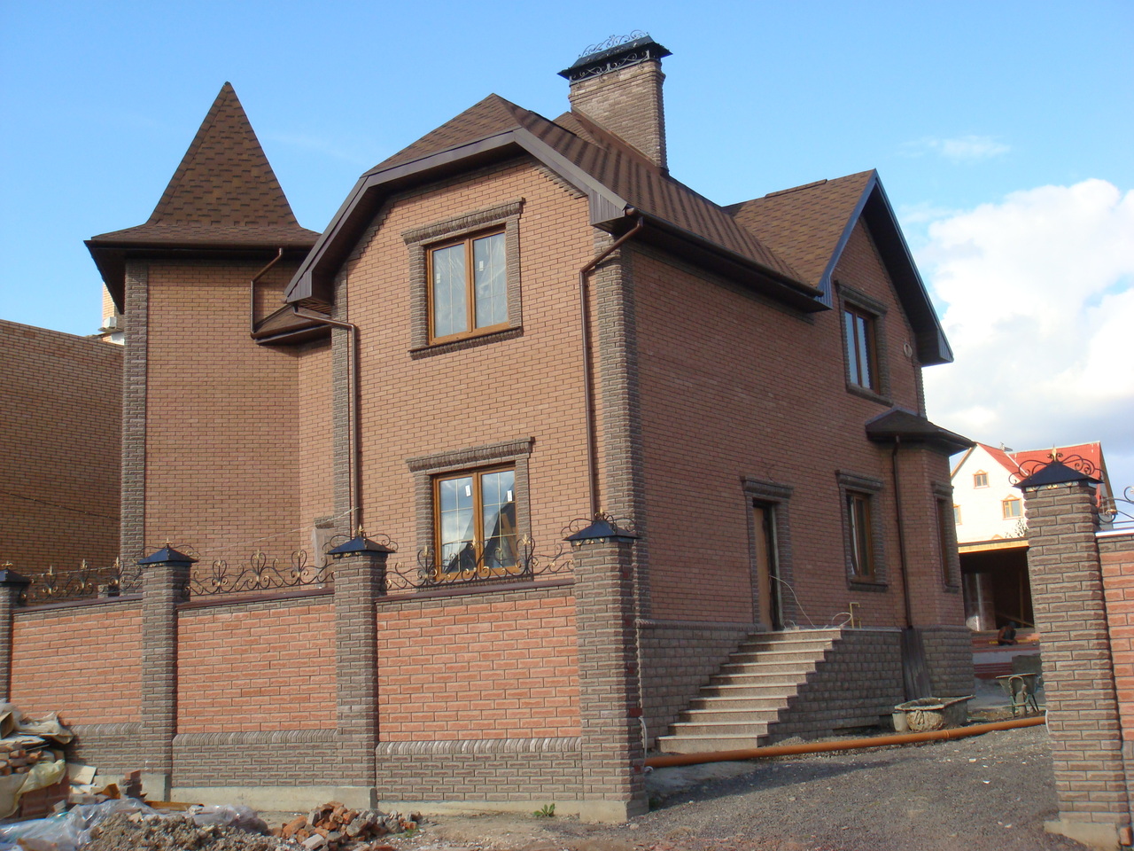 Фото 53 — Как украсить фасад из кирпича